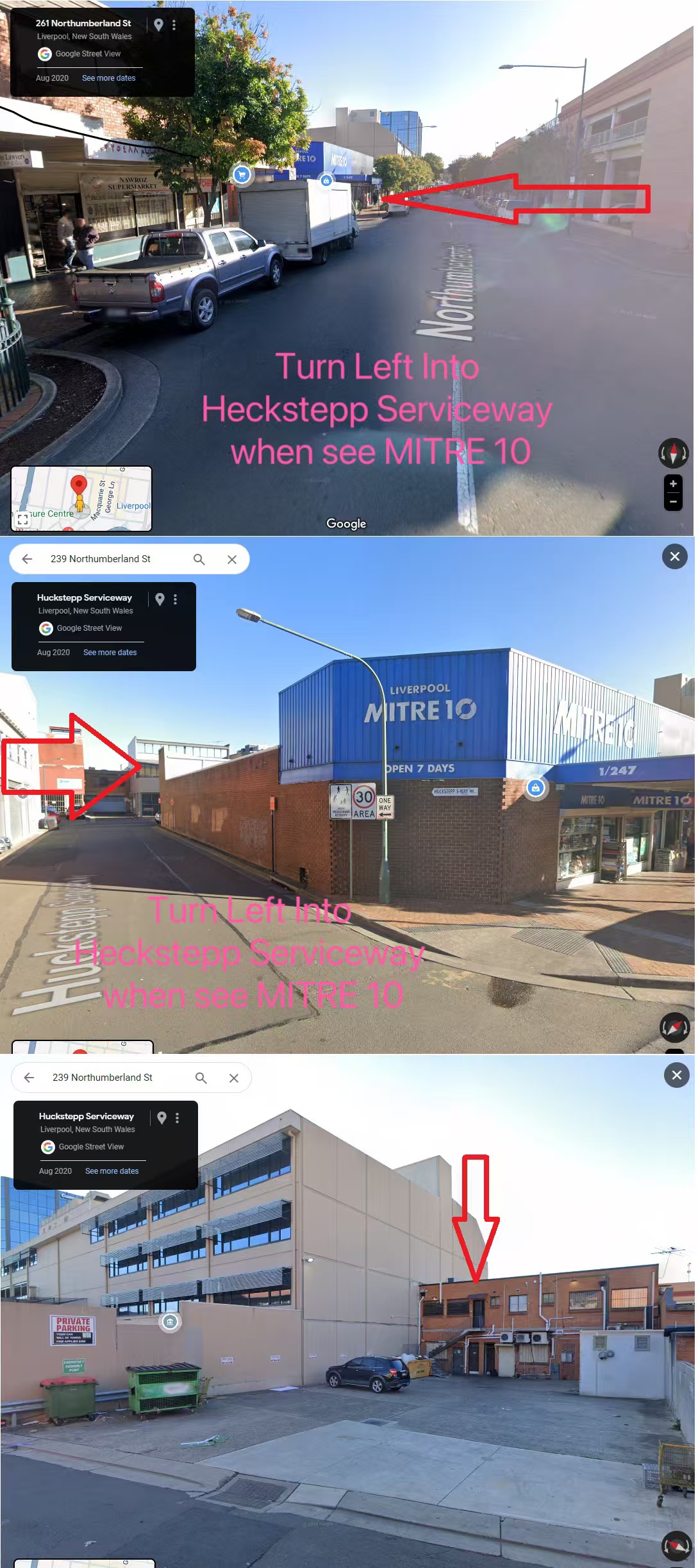 Location guide for 239 Northumberland Street Liverpool